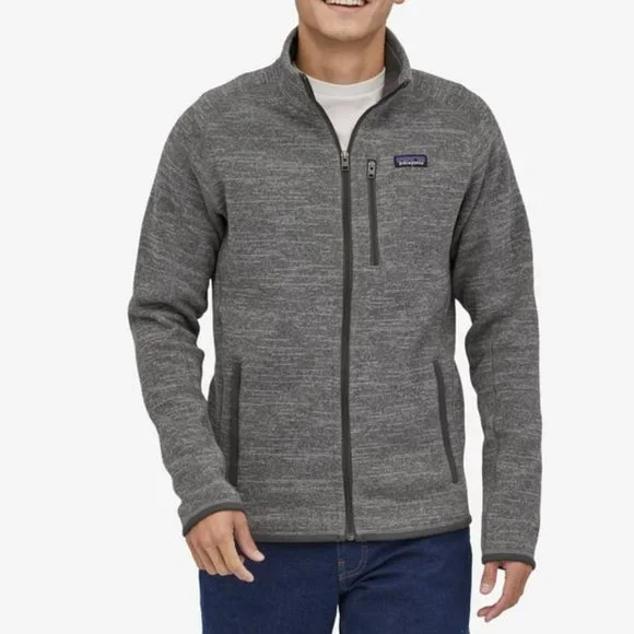 Patagonia Mens Better Sweater 1/4 Zip in Nickel - Picture 2 of 7